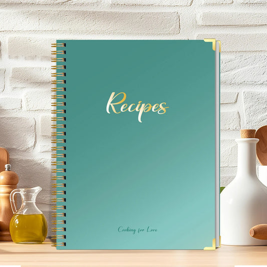 Hardcover Recipe Book | Holds Up to 80 Recipes | Personal & Family Keepsake