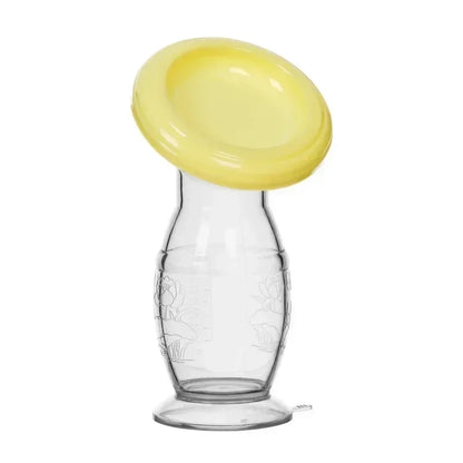 Silicone Manual Breast Pump — BPA Free Milk Collector for Breastfeeding Moms