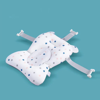 Foldable Baby Bath Support Seat Mat & Shower Cushion