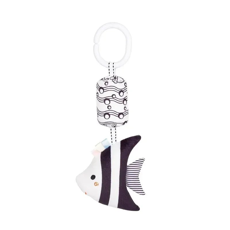 Baby Animal Rattle Bell Toy — Newborn Grab & Grip Training Plush Doll for Bed & Stroller | 0–12 Months - Babytopia32