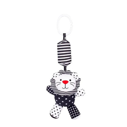 Baby Animal Rattle Bell Toy — Newborn Grab & Grip Training Plush Doll for Bed & Stroller | 0–12 Months - Babytopia32