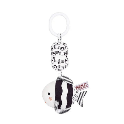 Baby Animal Rattle Bell Toy — Newborn Grab & Grip Training Plush Doll for Bed & Stroller | 0–12 Months - Babytopia32