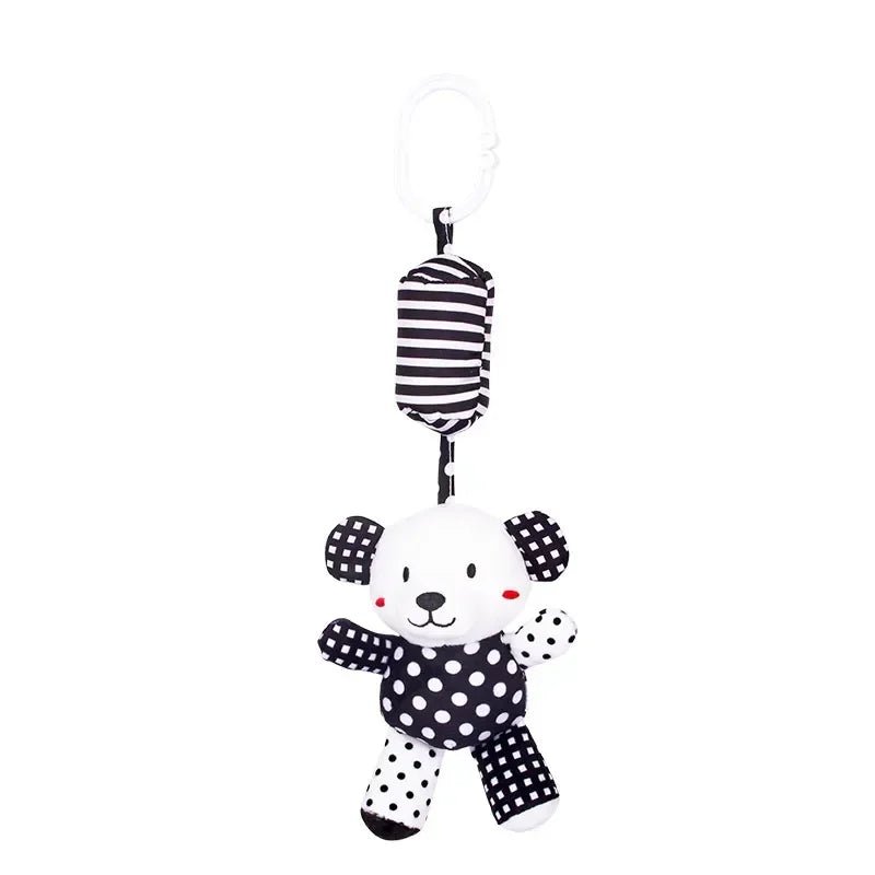 Baby Animal Rattle Bell Toy — Newborn Grab & Grip Training Plush Doll for Bed & Stroller | 0–12 Months - Babytopia32