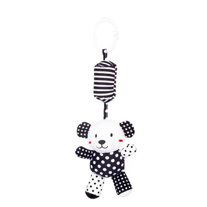 Baby Animal Rattle Bell Toy — Newborn Grab & Grip Training Plush Doll for Bed & Stroller | 0–12 Months - Babytopia32