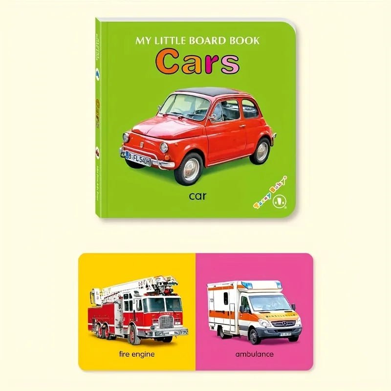 Baby Colorful Pattern Card Books — Interactive Sensory Toy & Early Education Reading Gift for Newborns & Toddlers - Babytopia32