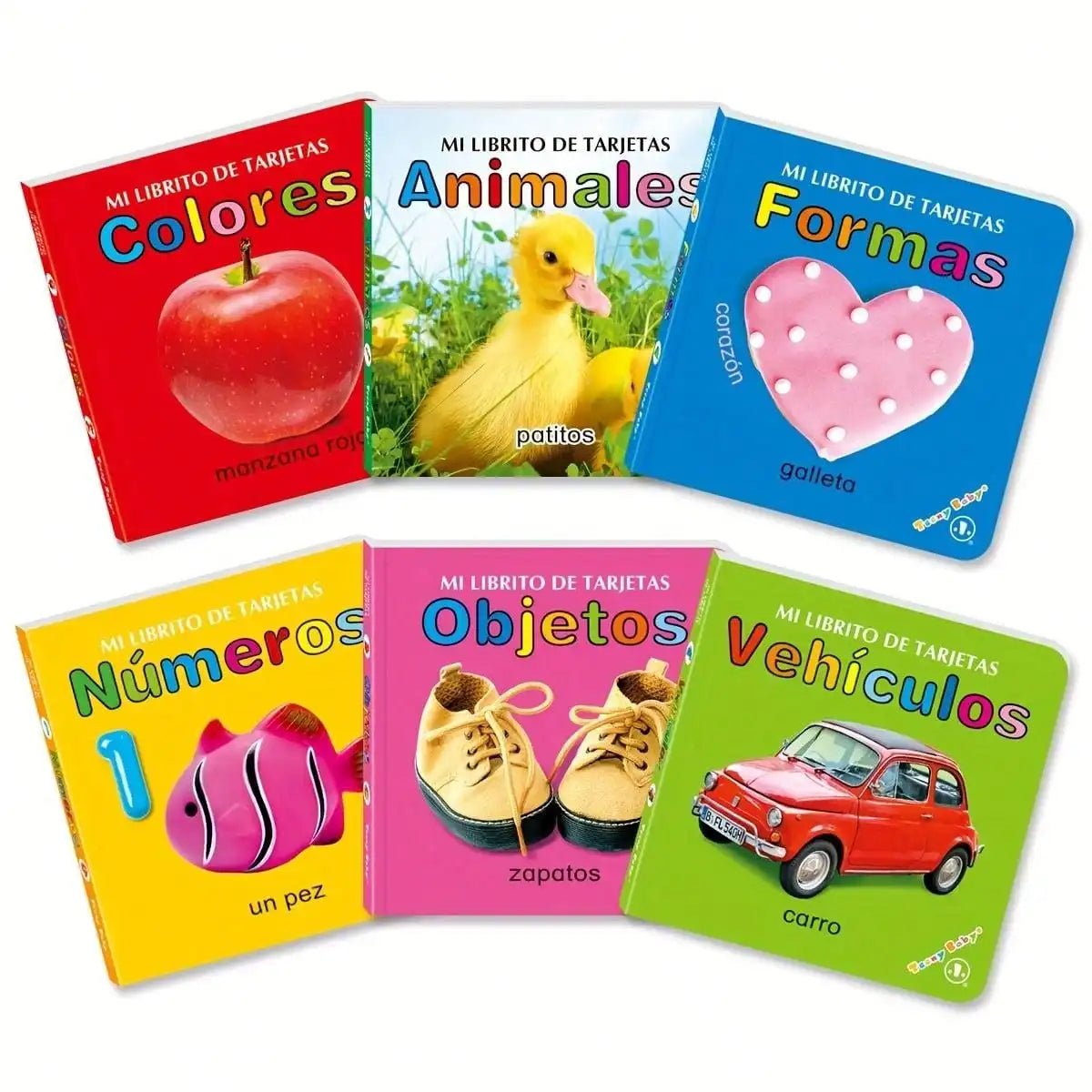 Baby Colorful Pattern Card Books — Interactive Sensory Toy & Early Education Reading Gift for Newborns & Toddlers - Babytopia32