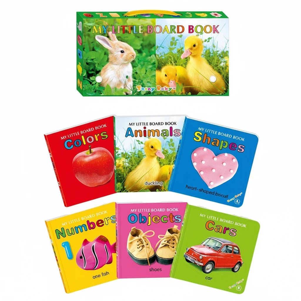 Baby Colorful Pattern Card Books — Interactive Sensory Toy & Early Education Reading Gift for Newborns & Toddlers - Babytopia32