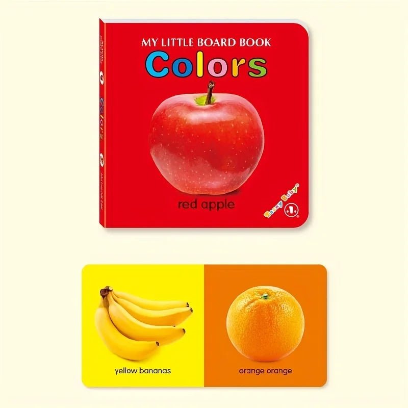 Baby Colorful Pattern Card Books — Interactive Sensory Toy & Early Education Reading Gift for Newborns & Toddlers - Babytopia32