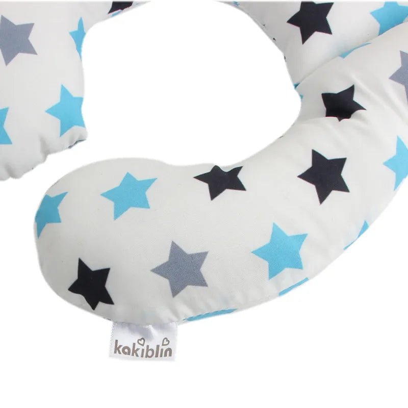 Baby Travel Pillow — Soft Cotton Head & Neck Support Pillow for Stroller, Car Seat & Travel | 10 Fun Patterns - Babytopia32