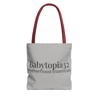 Babytopia32 Motherhood Essentials Tote Bag — Minimalist Baby Mom Diaper Tote - Babytopia32