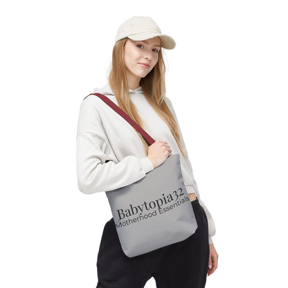Babytopia32 Motherhood Essentials Tote Bag — Minimalist Baby Mom Diaper Tote - Babytopia32