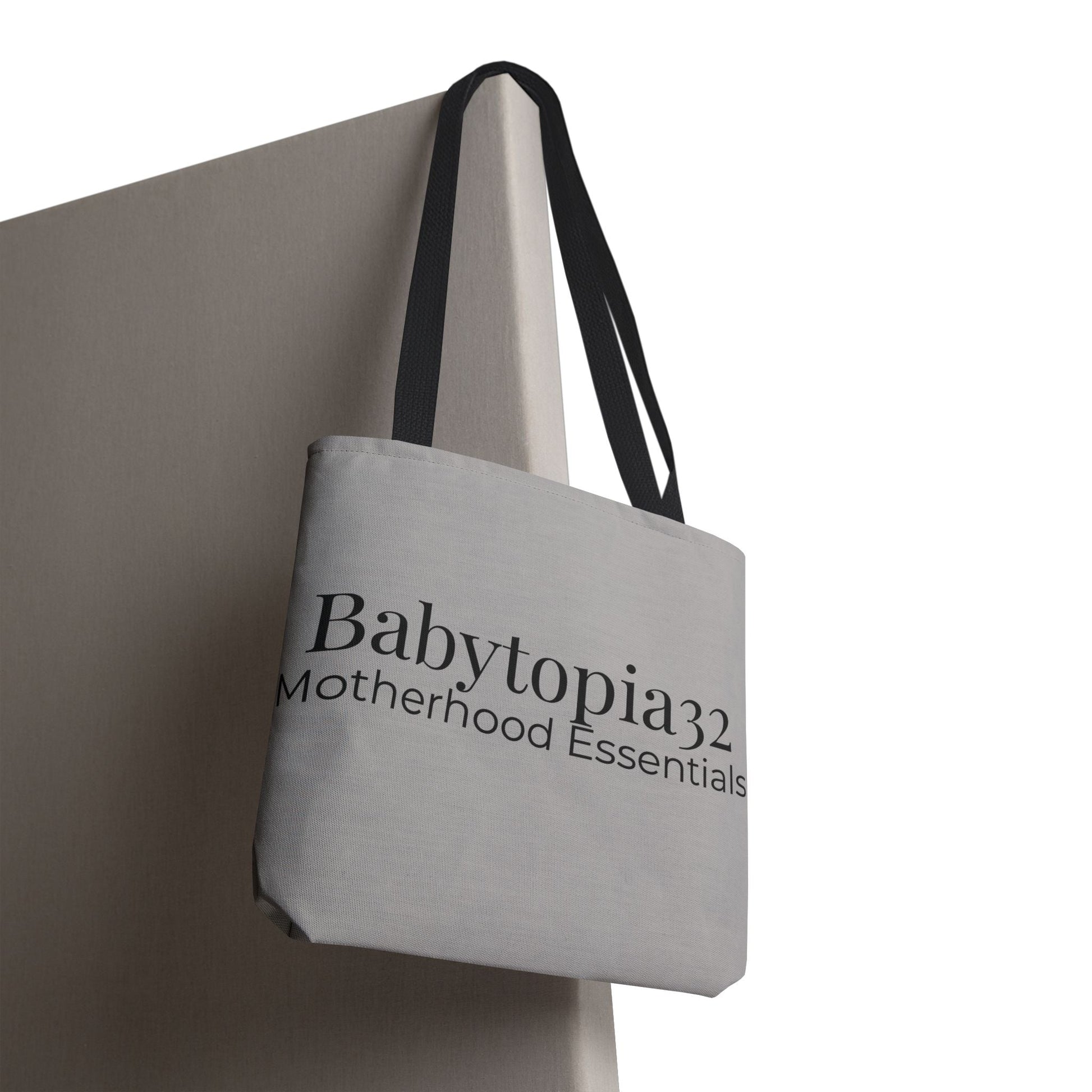 Babytopia32 Motherhood Essentials Tote Bag — Minimalist Baby Mom Diaper Tote - Babytopia32