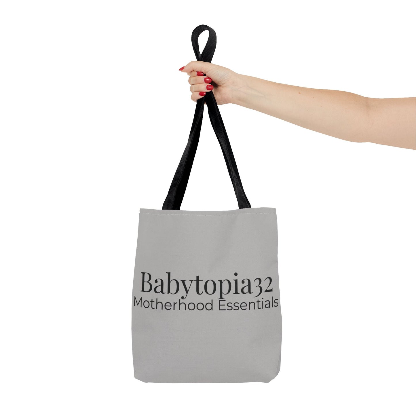 Babytopia32 Motherhood Essentials Tote Bag — Minimalist Baby Mom Diaper Tote - Babytopia32