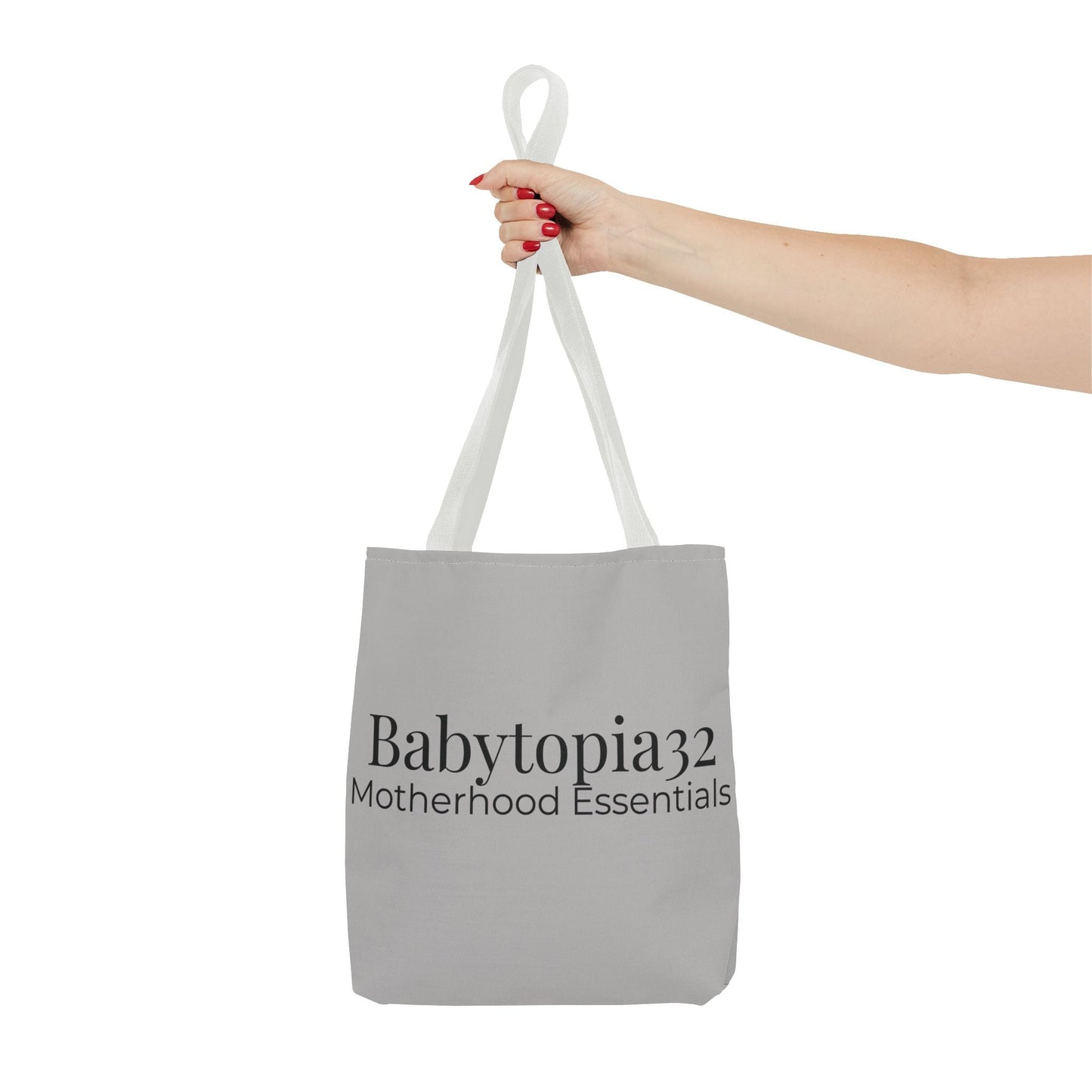 Babytopia32 Motherhood Essentials Tote Bag — Minimalist Baby Mom Diaper Tote - Babytopia32