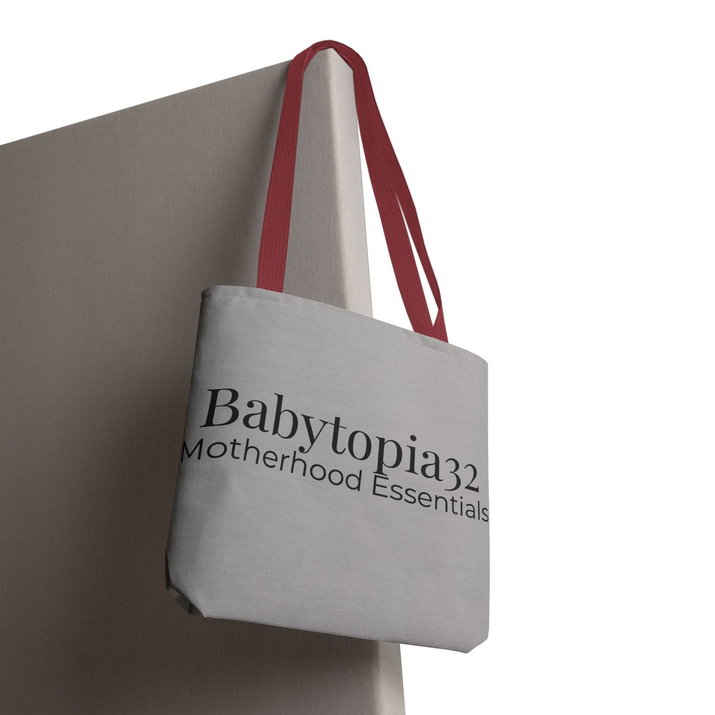 Babytopia32 Motherhood Essentials Tote Bag — Minimalist Baby Mom Diaper Tote - Babytopia32