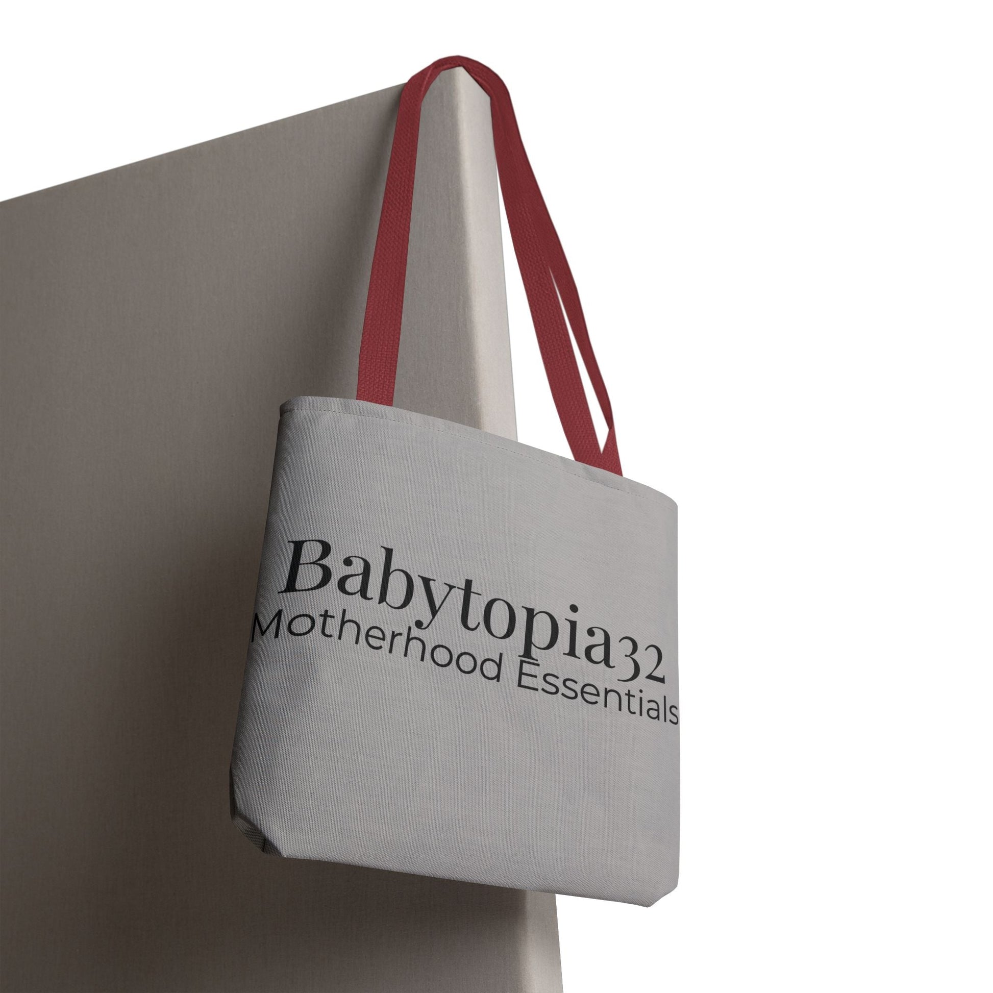 Babytopia32 Motherhood Essentials Tote Bag — Minimalist Baby Mom Diaper Tote - Babytopia32