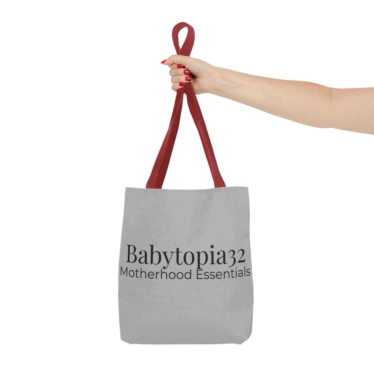 Babytopia32 Motherhood Essentials Tote Bag — Minimalist Baby Mom Diaper Tote - Babytopia32