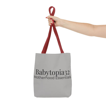 Babytopia32 Motherhood Essentials Tote Bag — Minimalist Baby Mom Diaper Tote - Babytopia32