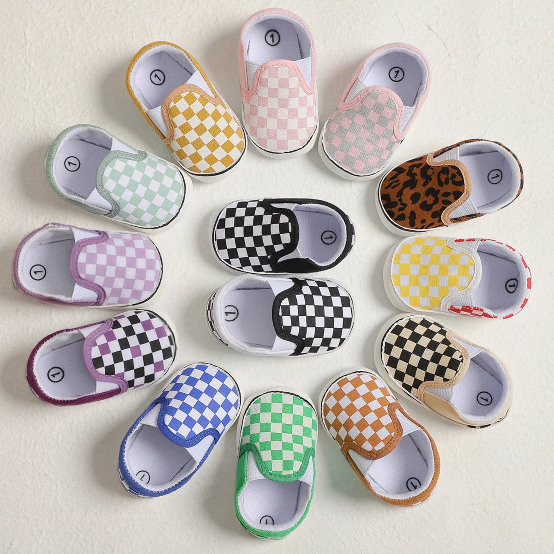 Casual Checkers Shoes - Babytopia32