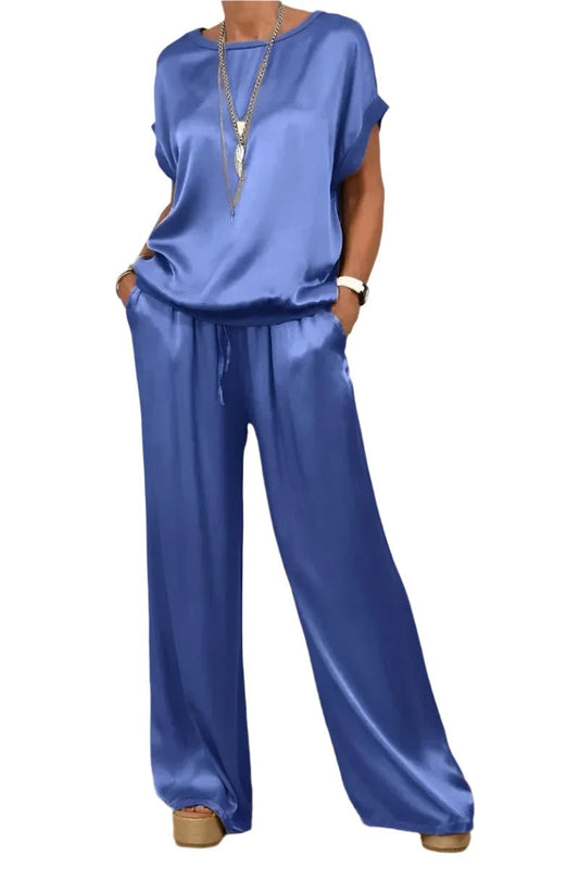 Casual Satin Outfit - Babytopia32