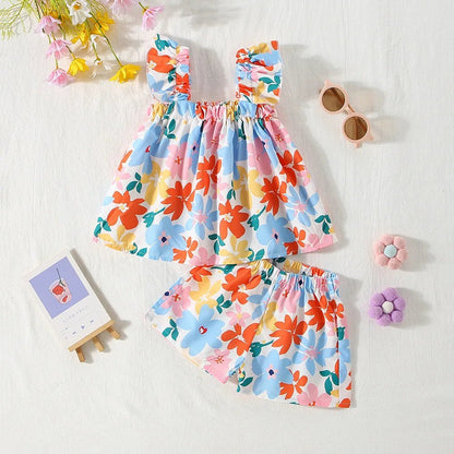Colorful Floral Dress - Babytopia32