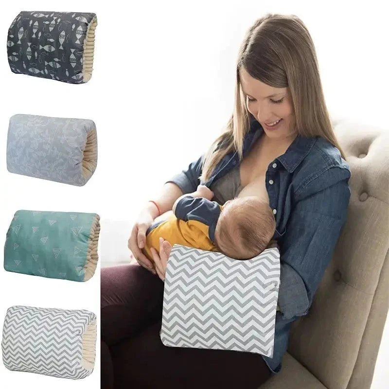 Cozy Cradle Breastfeeding Arm Pillow – Soft Cotton Baby Nursing Support Cushion | Babytopia32 - Babytopia32