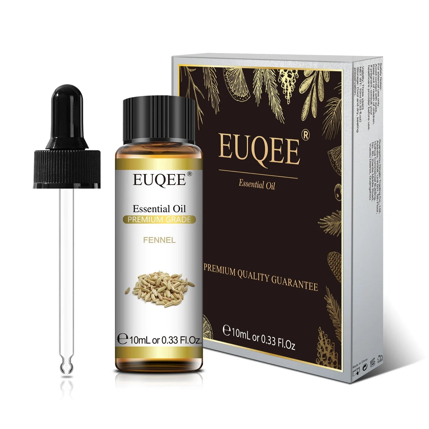 EUQEE Pure Natural Essential Oil | 10ml Single Scent | Aromatherapy Grade - Babytopia32