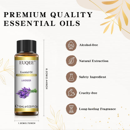 EUQEE Pure Natural Essential Oil | 10ml Single Scent | Aromatherapy Grade - Babytopia32