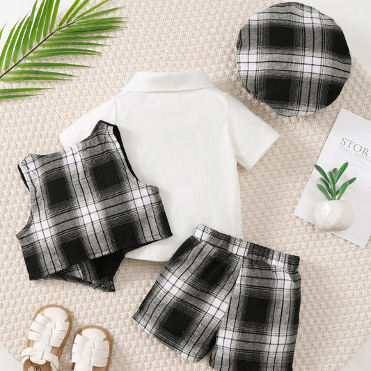 Gentlemen’s Checkered Suit - Babytopia32