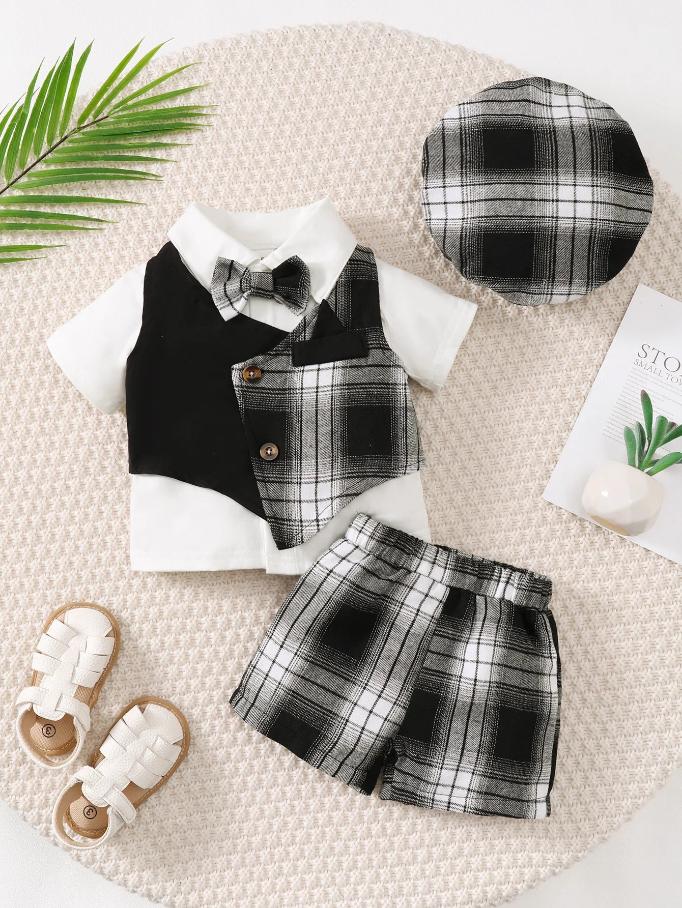 Gentlemen’s Checkered Suit - Babytopia32