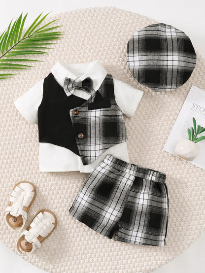 Gentlemen’s Checkered Suit - Babytopia32