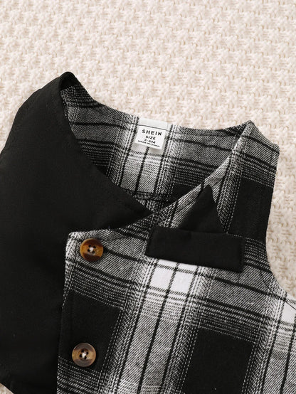 Gentlemen’s Checkered Suit - Babytopia32