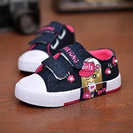 Girls Canvas Sneakers - Babytopia32