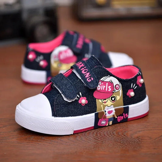 Girls Canvas Sneakers - Babytopia32