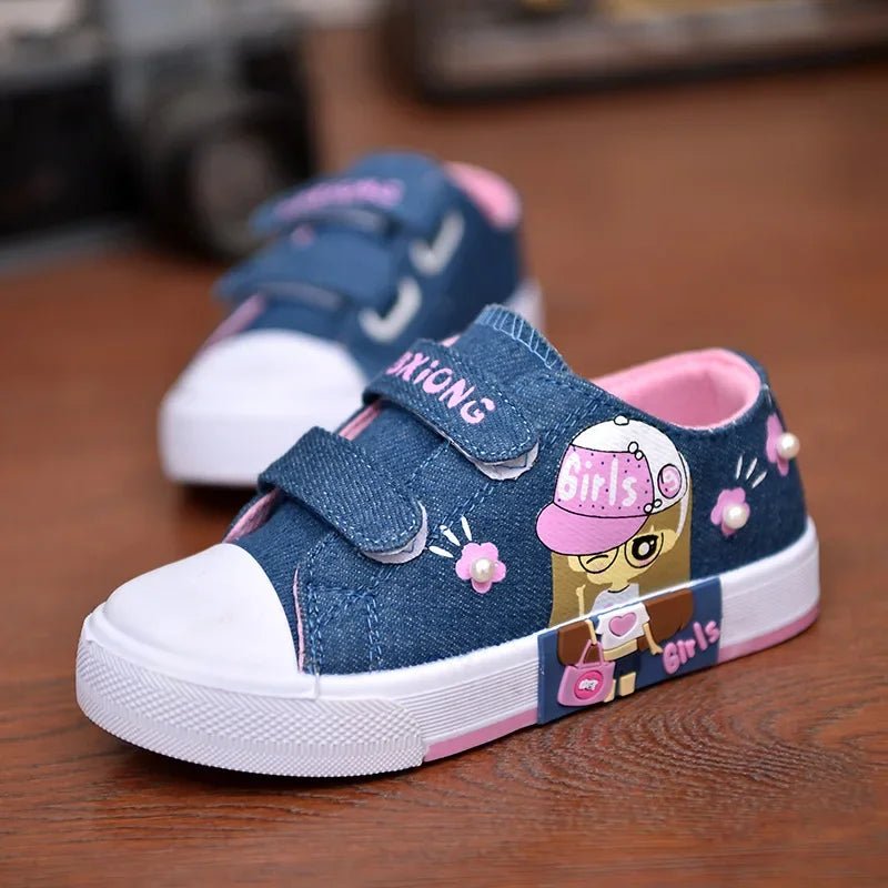 Girls Canvas Sneakers - Babytopia32