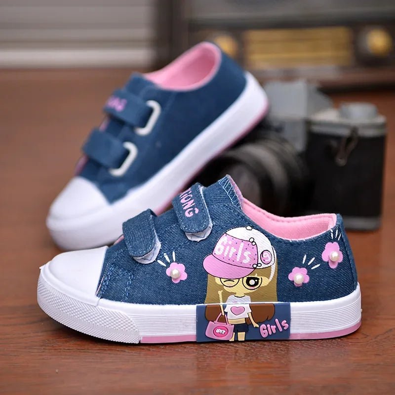Girls Canvas Sneakers - Babytopia32