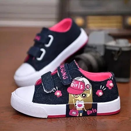 Girls Canvas Sneakers - Babytopia32