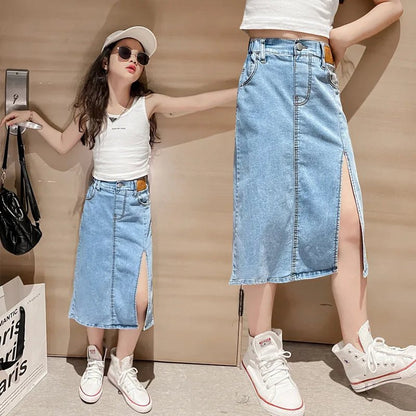 Girls Denim Skirt - Babytopia32