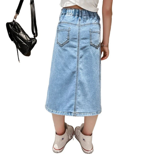 Girls Denim Skirt - Babytopia32