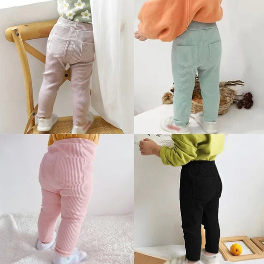 Girls Ribbed Leggings - Babytopia32
