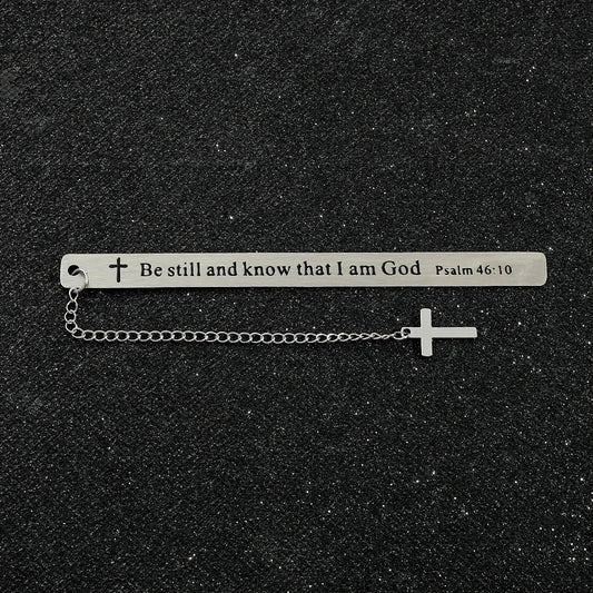 God Stainless Steel Bookmark – Novelty Gift for Book Lovers & Bookworms - Babytopia32