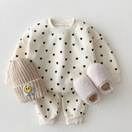 Heart Sweatsuit Set - Babytopia32