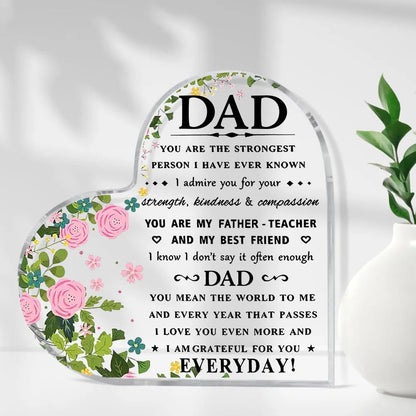 I Love You Mom Acrylic Keepsake Gift – Heartfelt Birthday & Mother’s Day Gift from Son or Daughter - Babytopia32