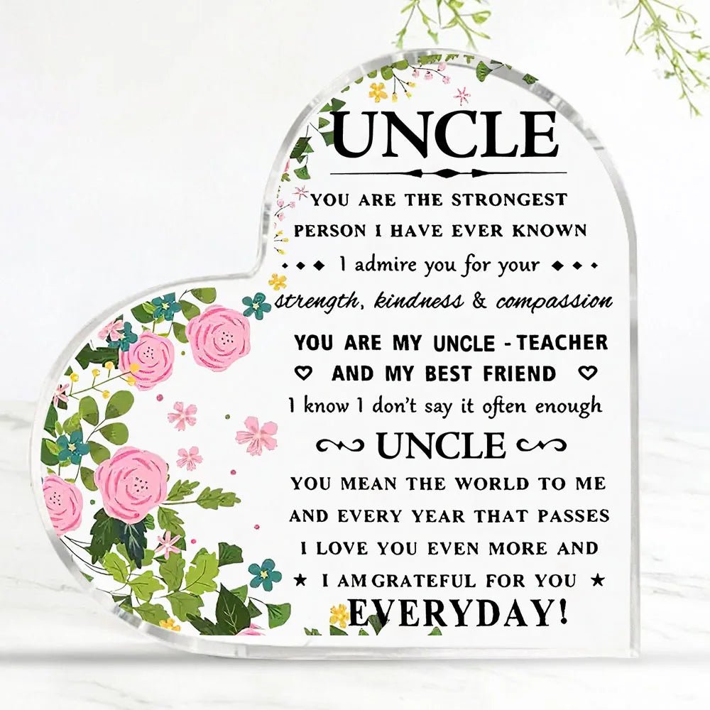 I Love You Mom Acrylic Keepsake Gift – Heartfelt Birthday & Mother’s Day Gift from Son or Daughter - Babytopia32