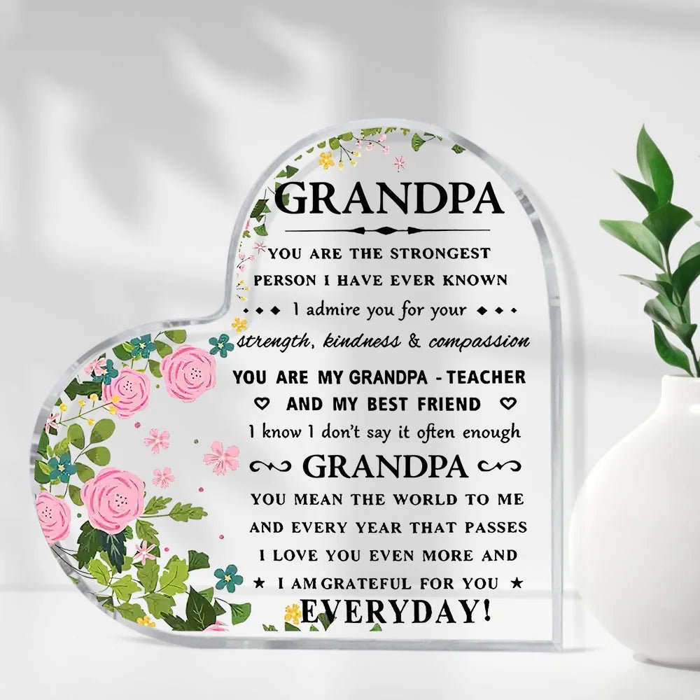 I Love You Mom Acrylic Keepsake Gift – Heartfelt Birthday & Mother’s Day Gift from Son or Daughter - Babytopia32