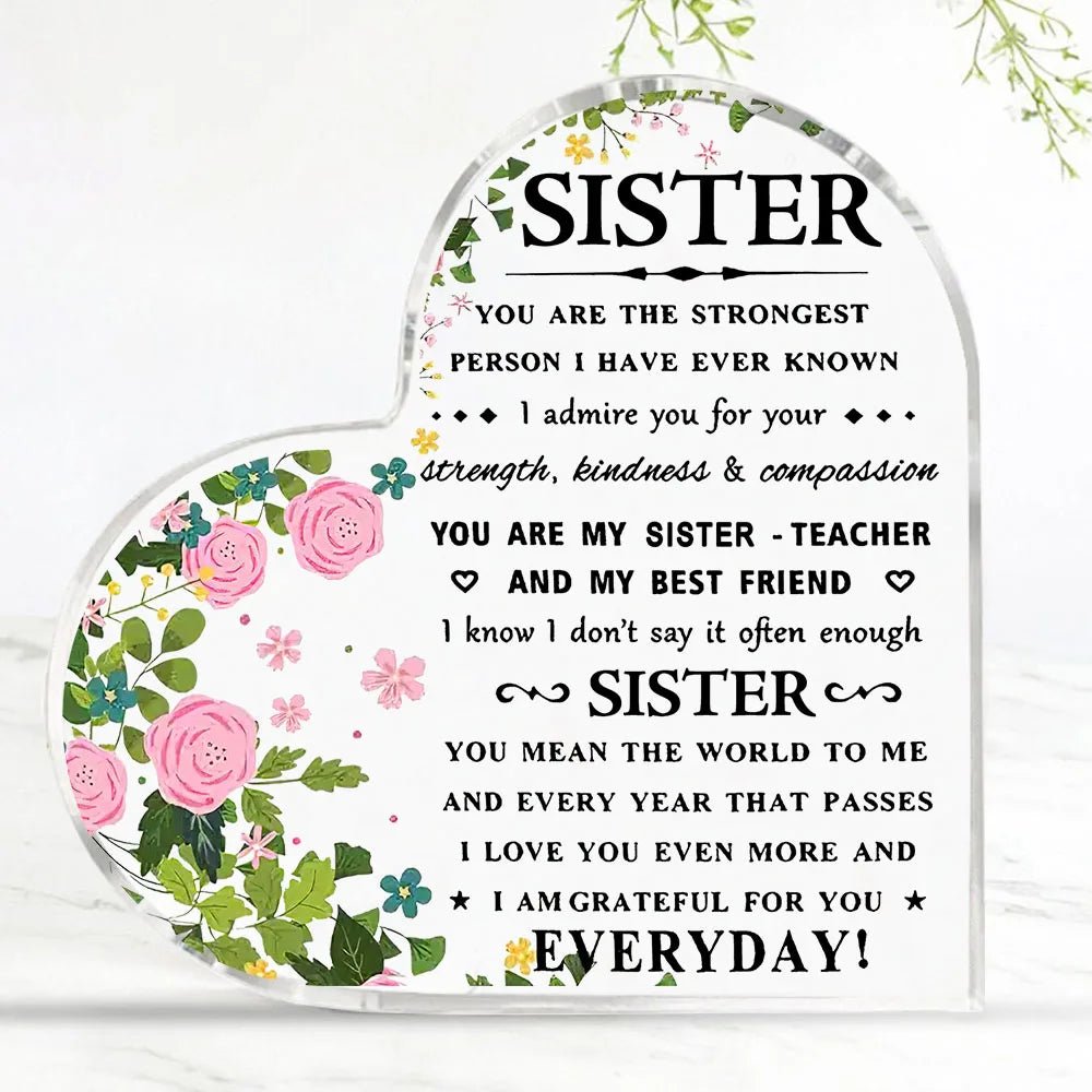 I Love You Mom Acrylic Keepsake Gift – Heartfelt Birthday & Mother’s Day Gift from Son or Daughter - Babytopia32