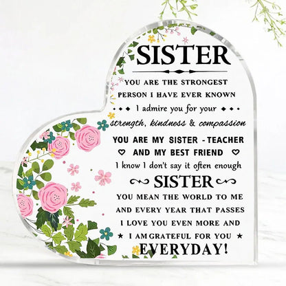 I Love You Mom Acrylic Keepsake Gift – Heartfelt Birthday & Mother’s Day Gift from Son or Daughter - Babytopia32