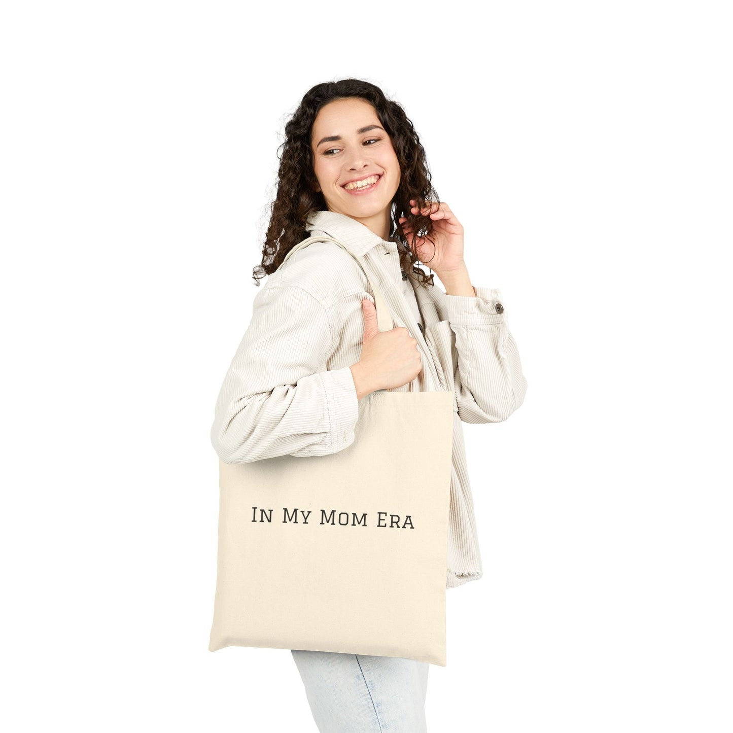 In My Mom Era Tote Bag | Mom Life Canvas Tote | Diaper Bag Alternative - Babytopia32