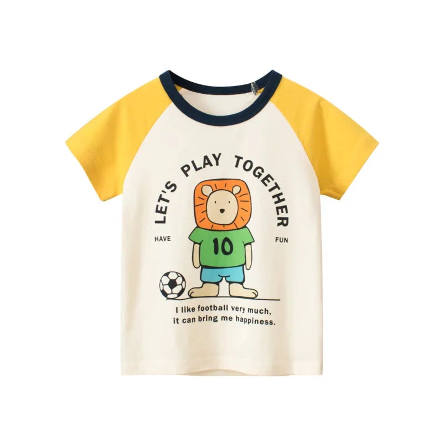 Kids Cotton Short Sleeve T-Shirt | Korean Style Cartoon Tee for Boys (2T–9Y) - Babytopia32