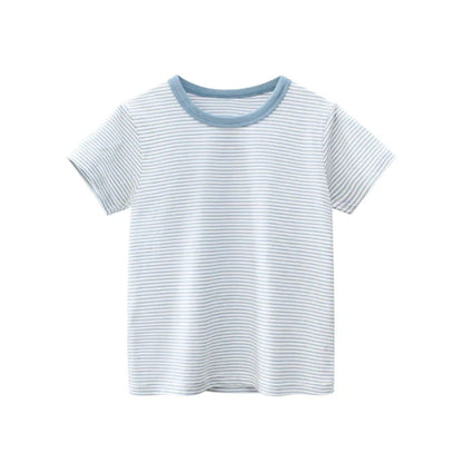 Kids Cotton Short Sleeve T-Shirt | Korean Style Cartoon Tee for Boys (2T–9Y) - Babytopia32